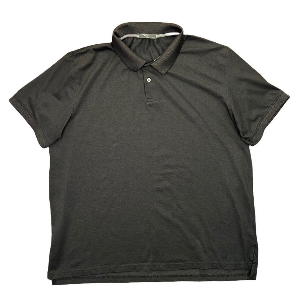 Members Mark Men's Polo Shirt Size XXL Gray Classic Fit Stretch Cotton Blend EUC